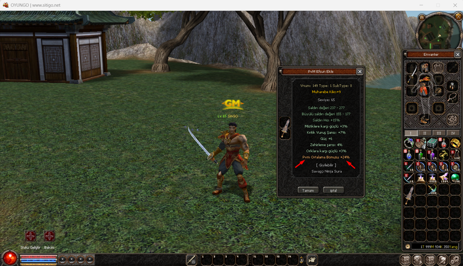 PvM Efsun Sistemi
